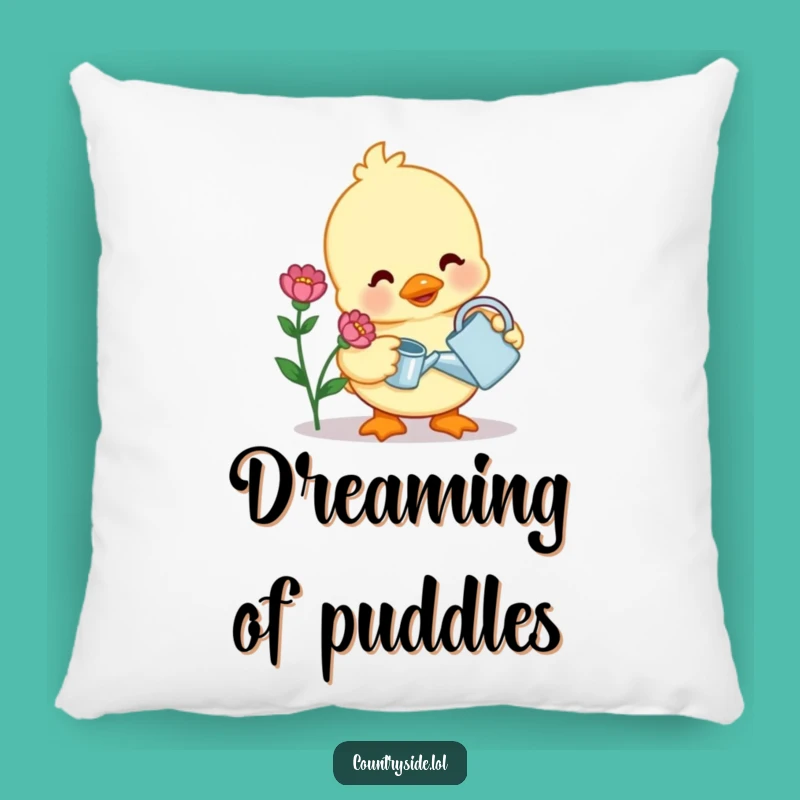 Funny Kawaii Duck Pillow: Soft Garden Cushion, Cozy Funny Gift