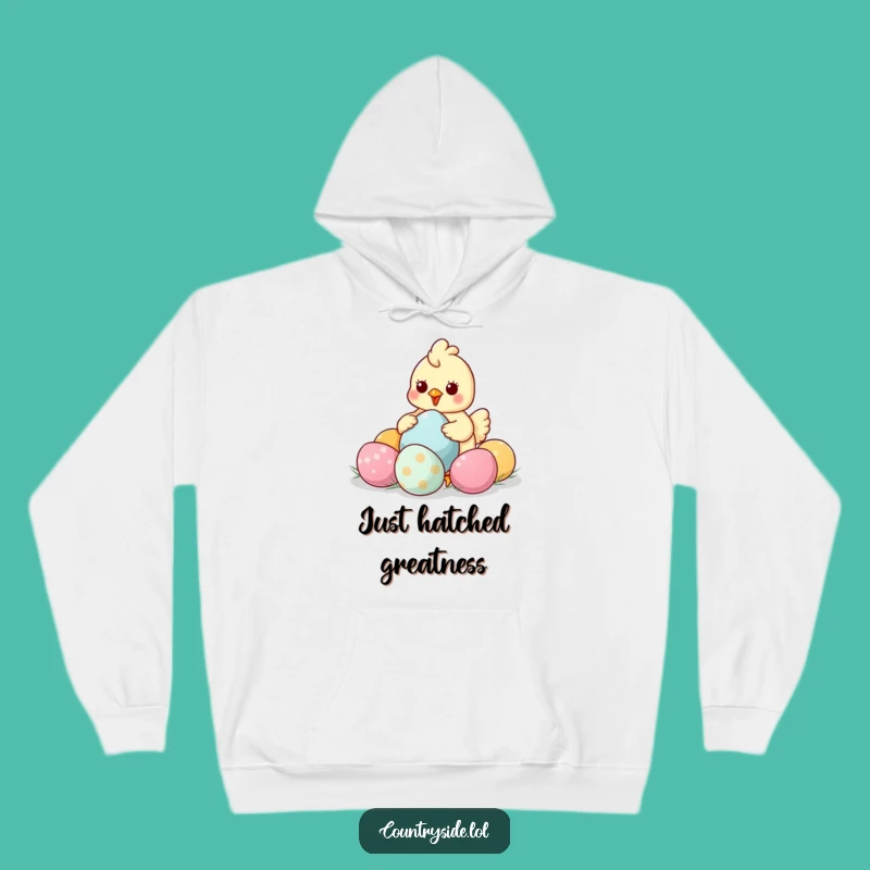 Cozy Funny Kawaii Chicken Hoodie - Humorous Egg Hunter Gift for Ultimate Comfort