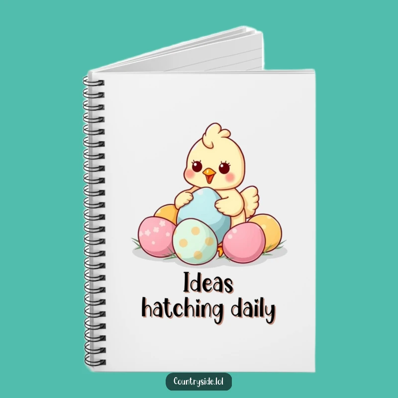 Funny Kawaii Chicken Notebook - Humorous Egg Collector Journal for Creative Gifts